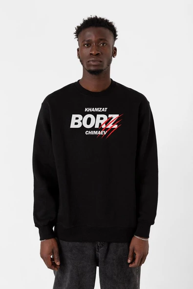 Khamzat Chimaev Borz Claw Siyah Erkek 2ip Sweatshirt ürün görseli 1