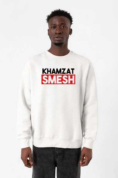 Khamzat Chimaev Smesh Beyaz Erkek 2ip Sweatshirt ürün görseli 1