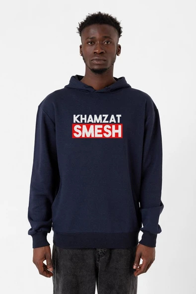 Khamzat Chimaev Smesh Lacivert Erkek 3ip Kapşonlu ürün görseli 1