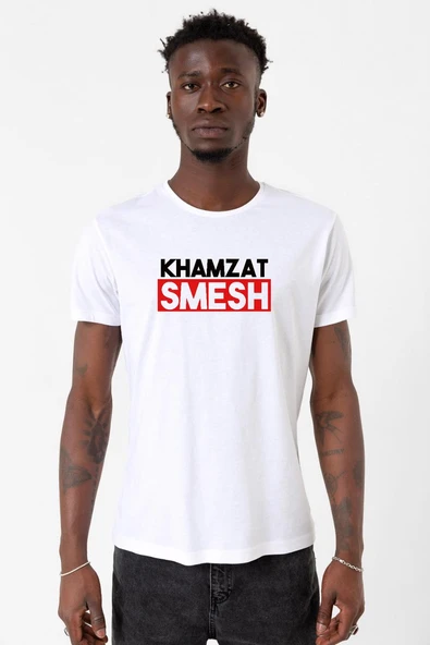 Khamzat Chimaev Smesh Beyaz Erkek Bisikletyaka Tshirt ürün görseli 1