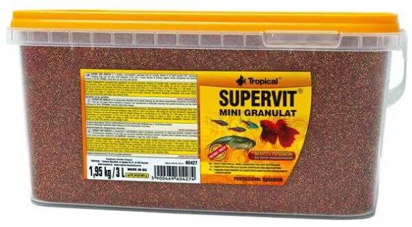 Tropical Supervit Mini Granulat 50gr (Açık ) Kilitli Poşette Gönderilir  Skt: 01/2029 ürün görseli 1