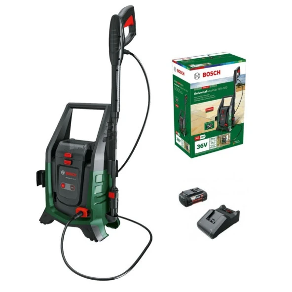 Bosch Universal Aquatak 36v-100 Akülü Yüksek Basınçlı Yıkama Makinesi 06008C7002 ürün görseli 1