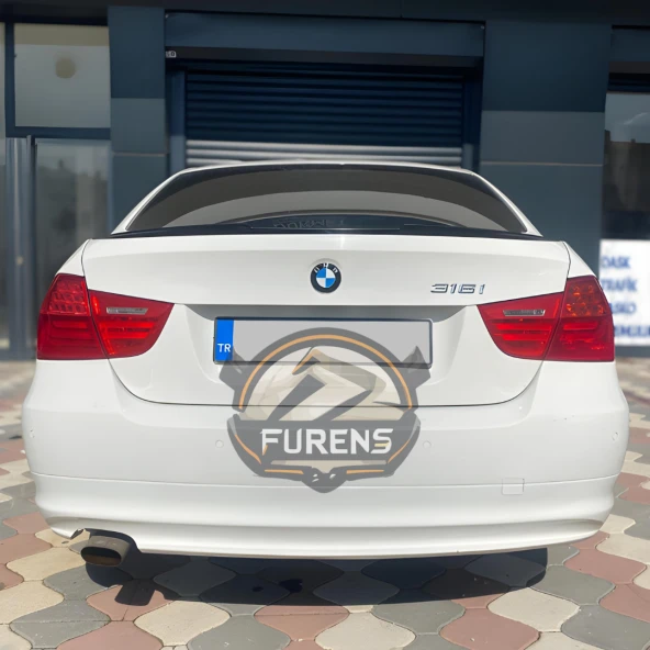 Bmw E90 318 320 325 330 Bagaj Üstü Yarasa Spoiler Piano Black 2006-2012 ürün görseli 1