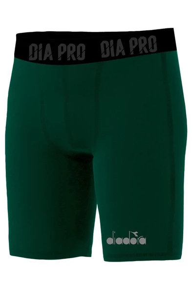Diadora Flatron Pro - Erkek Yeşil Kısa Tayt - FlatronKFS ürün görseli 1