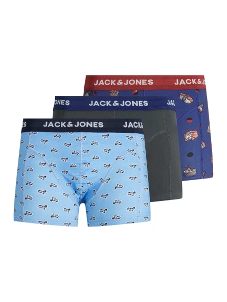 Jack Jones Dog 3 Lü Paket Erkek Boxer 12191343 ürün görseli 1