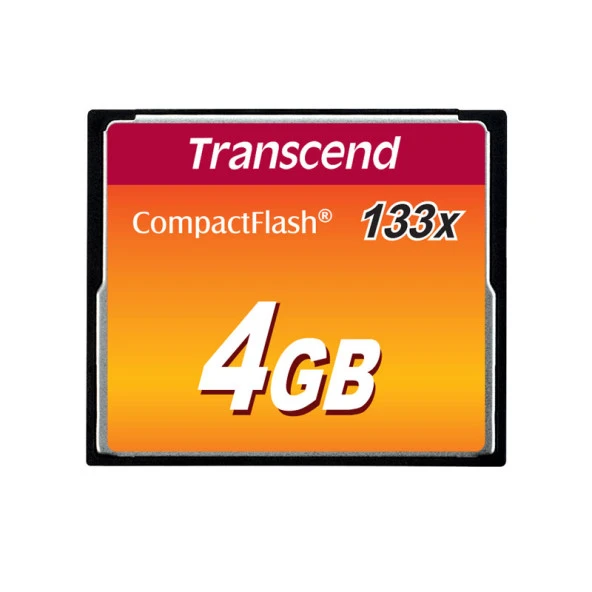 TRANSCEND - TS4GCF133 4GB CF133 133X Hafıza Kartı ürün görseli 1