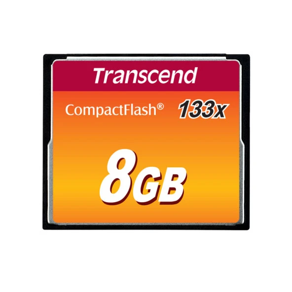 TRANSCEND - TS8GCF133 8GB CF133 133X Hafıza Kartı ürün görseli 1