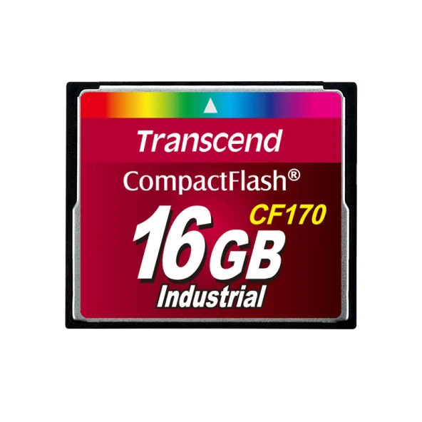 TRANSCEND - TS16GCF170 16GB CF170 300x Industrial Hafıza Kartı ürün görseli 1