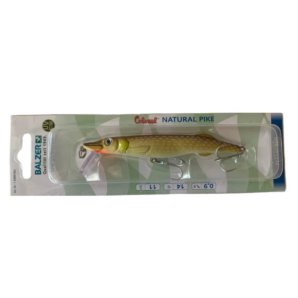 Balzer 13469 002 Colonel UV Striker Pike 11cm 14gr 90cm Dalarlı Maket Yem ürün görseli 1