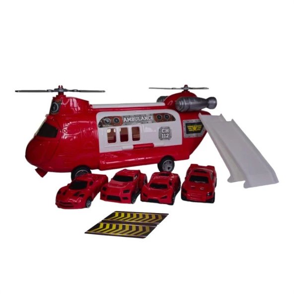 Royal Toys 4 Arabalı Ambulans Helikopteri RYL-7046 ürün görseli 1