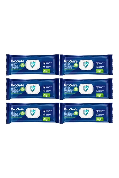 PROSAFE Hasta Vücut Temizleme Havlusu 6 Paket 288 Yaprak ürün görseli 1