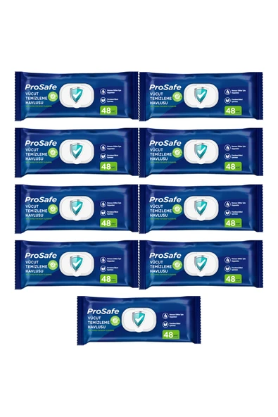 PROSAFE Hasta Vücut Temizleme Havlusu 9 Paket 432 Yaprak ürün görseli 1