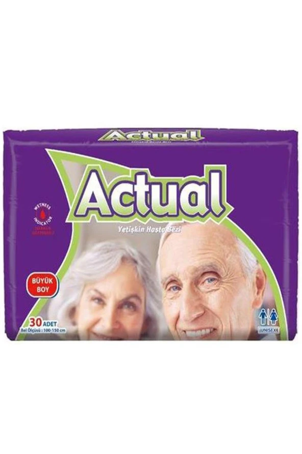 ACTUAL Yetişkin Hasta Bezi Büyük Boy ürün görseli 1
