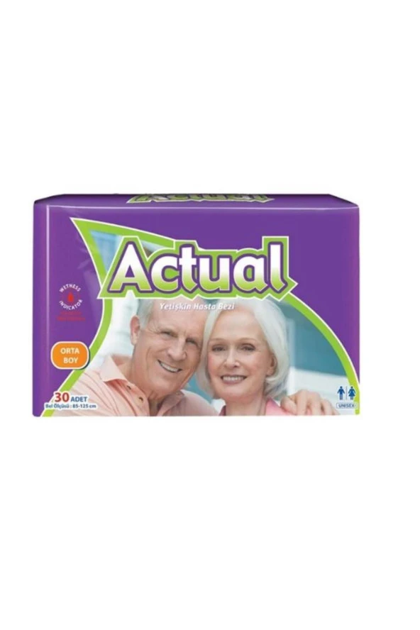 ACTUAL Hasta Altı Bezi Orta Boy 30 Lu ürün görseli 1