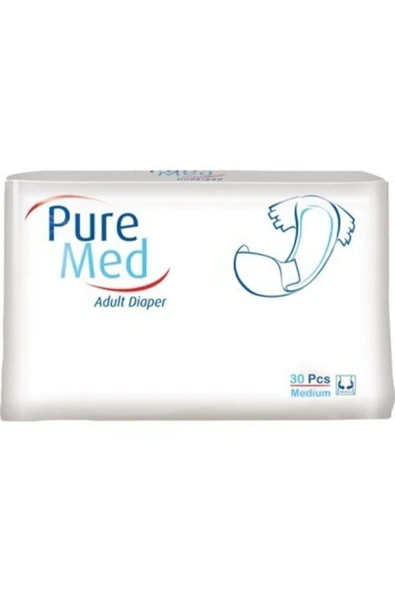 Puremed Belbantlı Yetişkin Hasta Bezi Medium 85x125 Cm 30 Adet ürün görseli 1