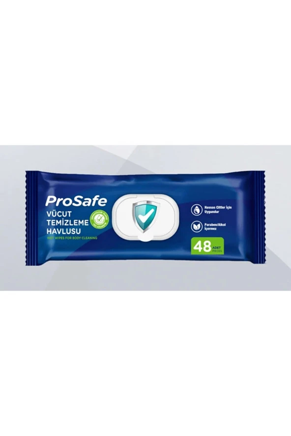 PROSAFE Yetişkin,hasta Vücut Temizleme Havlusu 4 PAKET 192 LI ürün görseli 1