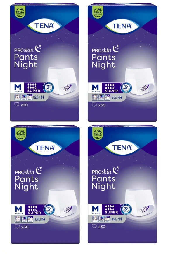 TENA Proskin Pants Night Medium ( Orta) Emici Külot 120 adet ürün görseli 1
