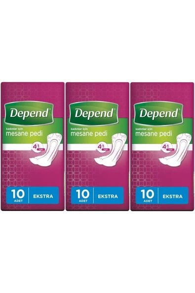 Depend Mesane Pedi Kadın Ekstra 30 Adet ürün görseli 1