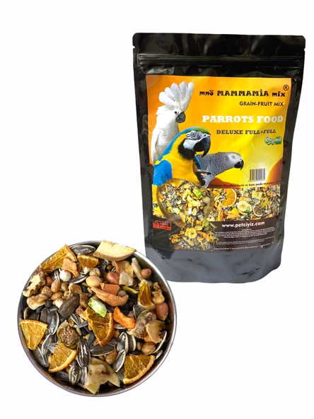 Jako,kakadu,macav Yemi Parrot-food Deluxe 1 Kg Mammamiamix ürün görseli 1