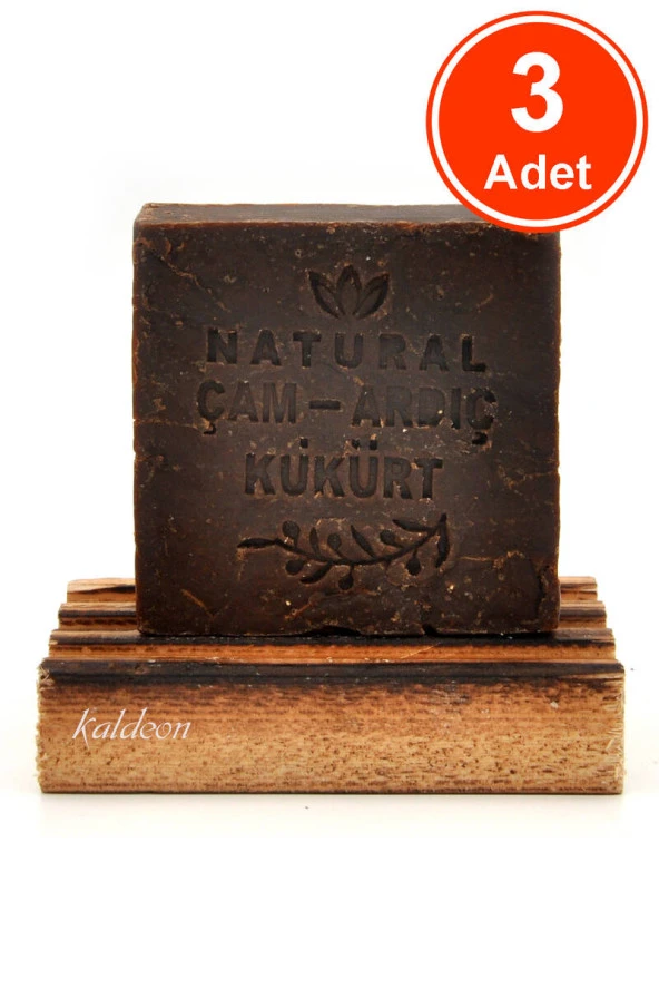 Çam Ardıç Kükürt Sabunu El Yapımı Doğal 120 G x 3 Adet ürün görseli 1