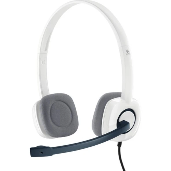 Logitech H150 Kablolu Stereo Kulaklık - Beyaz ürün görseli 1