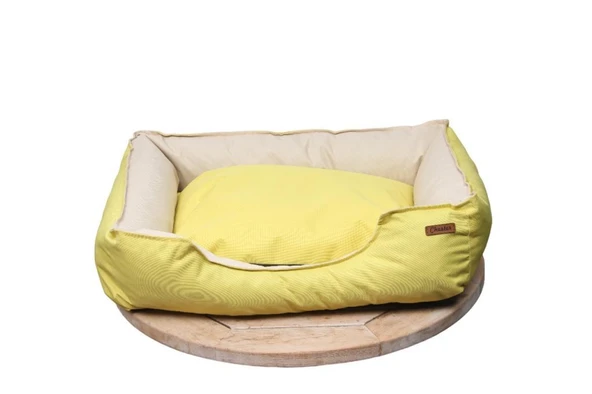 Chester Alpha (M) Yıkanabilir Yatak 65-60-18cm Sarı ürün görseli 1