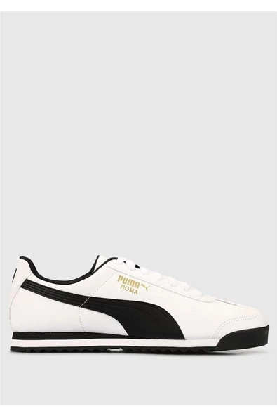 Puma Basic - Erkek Beyaz-Siyah Spor Ayakkabı - 353572 04 ürün görseli 1