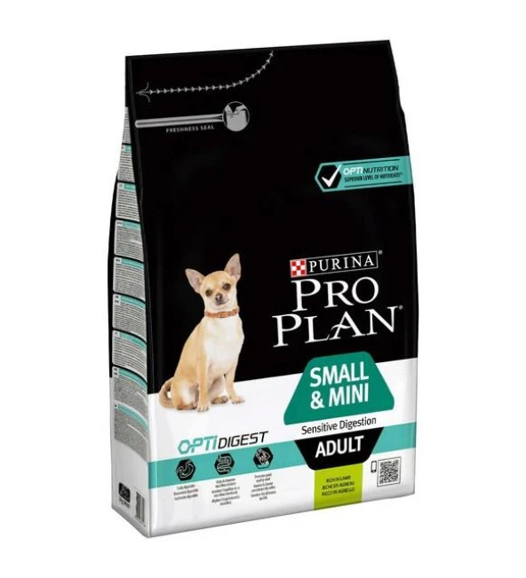 Pro Plan Adult Small Mini Küçük Irk Kuzulu Yetişkin Köpek Maması 3 Kg ürün görseli 1