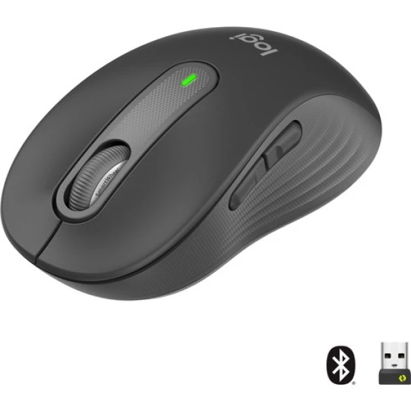 Logitech Signature M650 Küçük ve Orta Boy Sağ El Için Sessiz Kablosuz Mouse - Siyah ürün görseli 1