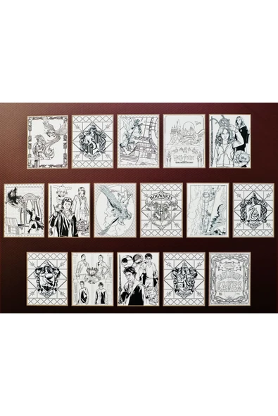 Harry Potter Poster Boyama Koleksiyonu - Resim 7
