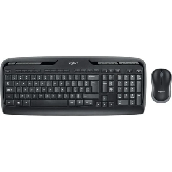 Logitech MK330 Kablosuz Q Trk Siyah Multimedya Klavye Mouse Set Set 920-003988 ürün görseli 1