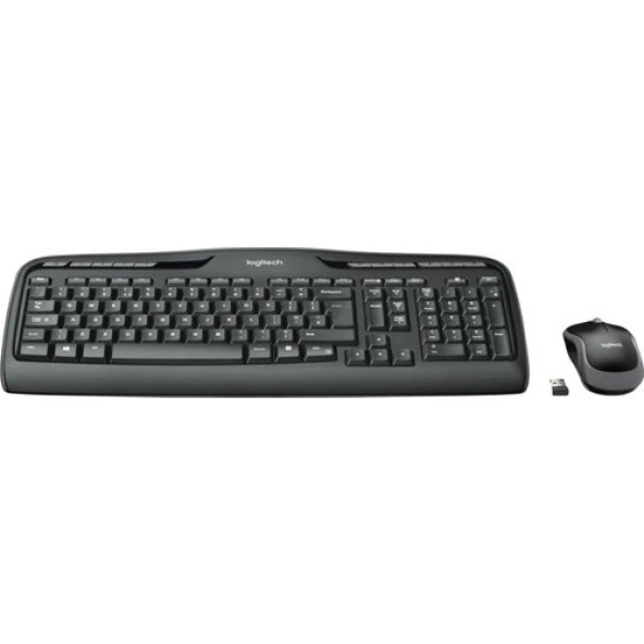 Logitech MK330 Kablosuz Q Trk Siyah Multimedya Klavye Mouse Set Set 920-003988 - Resim 2