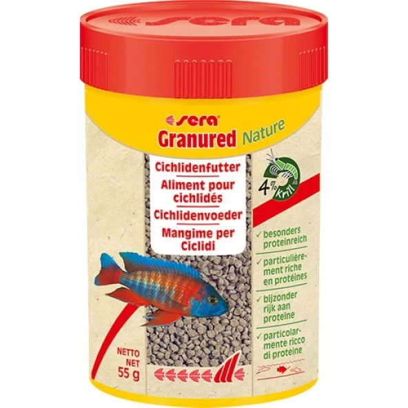 Sera Granured Balık Yemi 100 Ml/55 Gr ürün görseli 1