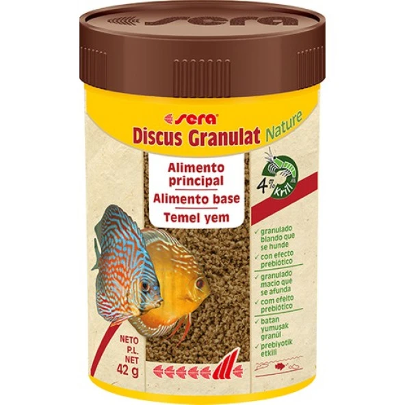 Sera Discus Granulat Balık Yemi 100 Ml ürün görseli 1