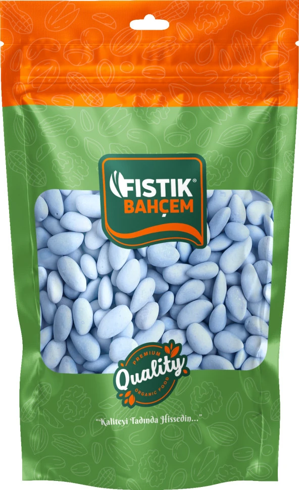 Fıstık Bahçem Badem Şekeri Mavi 500 Gr ürün görseli 1