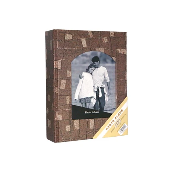 Rabsev 13x18cm 100 Fotoğraf Kapasiteli Lüks Pencereli Ofset Fotoğraf Albümü ürün görseli 1