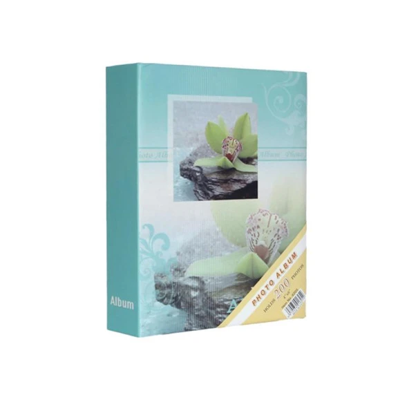 Rabsev 10x15cm 200 Fotoğraf Kapasiteli Desenli Lüks Ofset Fotoğraf Albümü ürün görseli 1