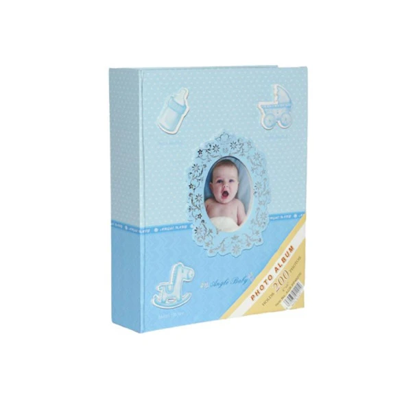 Rabsev 10x15cm 100 Fotoğraf Kapasiteli Lüks Bebek Fotoğraf Albümü ürün görseli 1