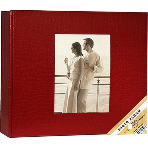 Rabsev 10x15cm 600 Fotoğraf Kapasiteli Lüks Pencereli Deri Fotoğraf Albümü ürün görseli 1
