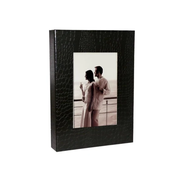 Rabsev 15x21cm 100 Fotoğraf Kapasiteli Lüks Pencereli Deri Fotoğraf Albümü ürün görseli 1