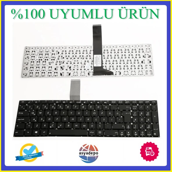Asus 0KNB0-6103TU00 Klavye Tuş Takımı Siyah TR Muadil ürün görseli 1