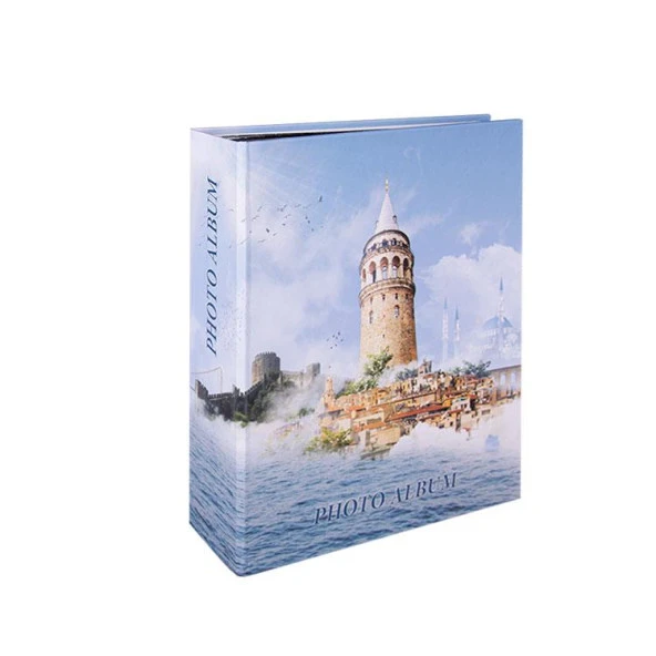 Rabsev RS306 Fotoğraf Albümü 10x15cm 200 Fotoğraf Kapasiteli İstanbul Desenli Lüks Albüm ürün görseli 1