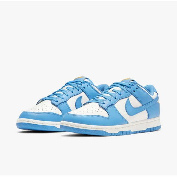 Nike Dunk low Retro Spor Ayakkabı Beyaz-Mavi ürün görseli 1