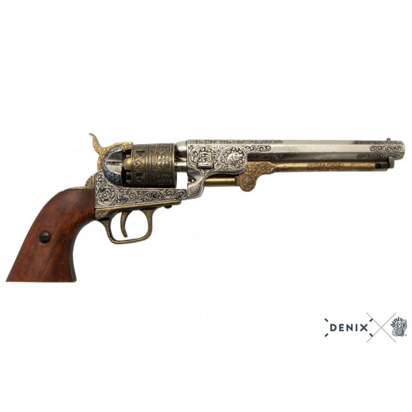 Denix Koleksiyon Grubu-AMERICAN CIVIL WAR NAVY REVOLVER, USA 1851-JDNX1040-L ürün görseli 1