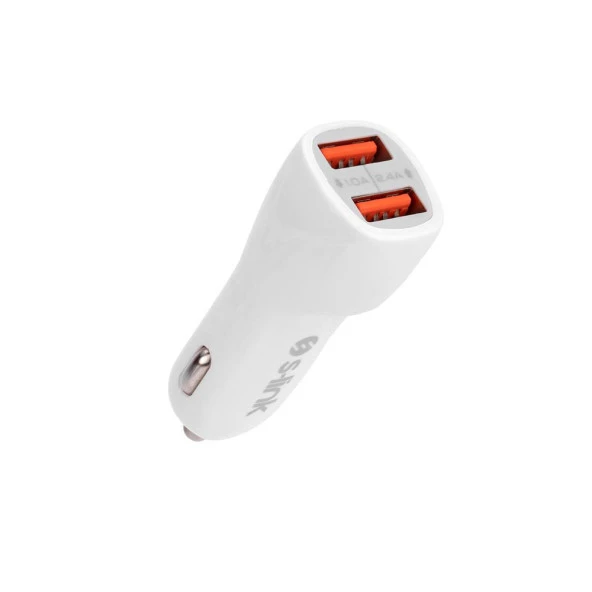 S-link IP-805 2.4A İki Usb Araç Şarj Cihazı ürün görseli 1