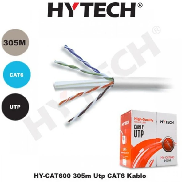 Hytech HY-CAT600 305mt Utp Cat 6 Kablo ürün görseli 1