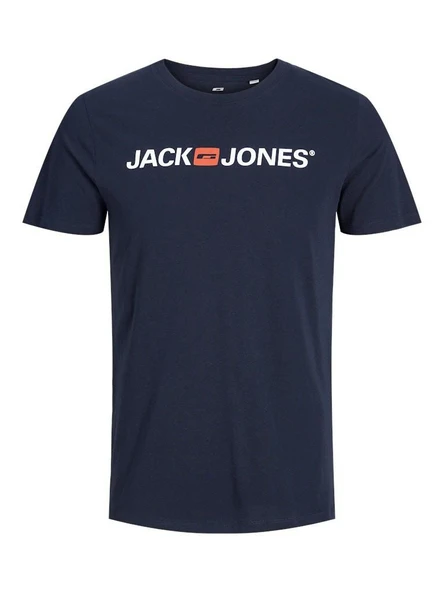 Jack Jones Logo Crew Neck Noos Erkek Tişört 12137126 ürün görseli 1