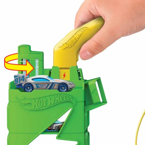 Hot Wheels Elektrikli Araç Şarj İstasyonu Oyun Seti HTN79 ürün görseli 1