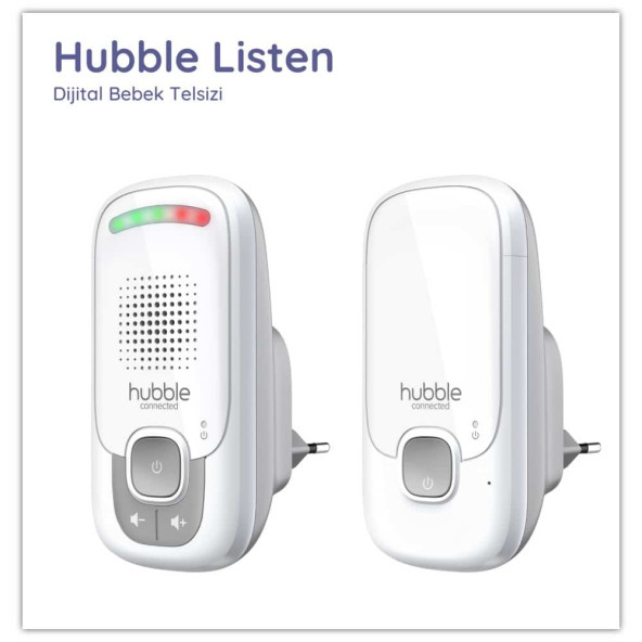 Hubble Listen Dect Dijital Bebek Telsizi ürün görseli 1