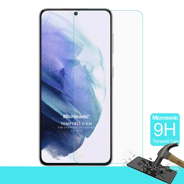 Samsung Galaxy S21 Plus Kırılmaz Cam Ekran Koruyucu Temperli Cam ürün görseli 1